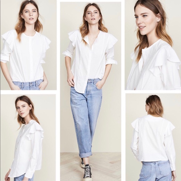 NWT Current Elliott “The Asley Shirt” - Picture 1 of 2